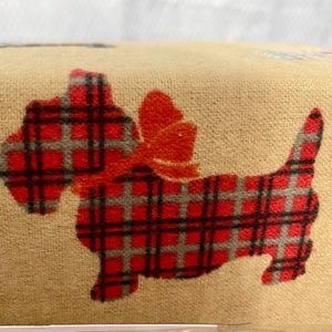 Martha Stewart NEW Full Flannel Sheet set. Great holiday gift to dog lovers!